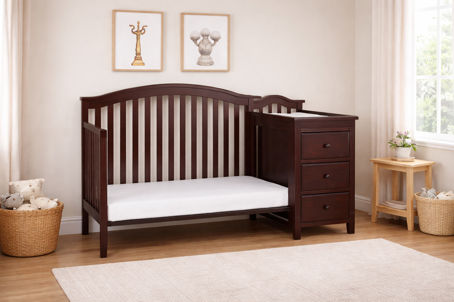 Cribs with Changer